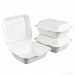 Compostable Oven Safe Sugarcane Bagasse Food Container